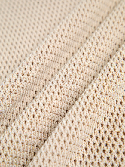 Louisa | Slim Fit Hollow Knit Festival Tank Top