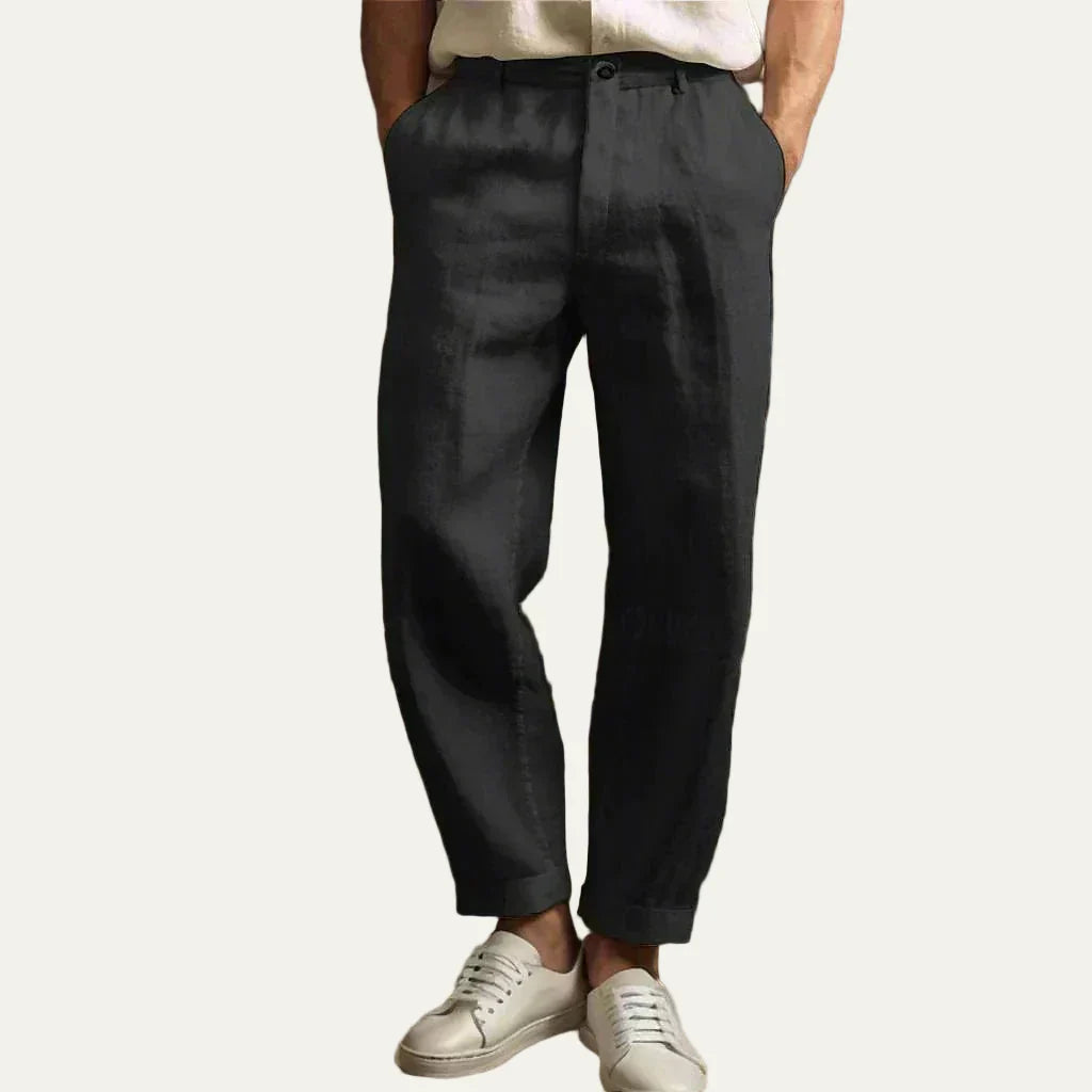 Men's Comfortable Linen Pleated Pants