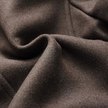 Warm Mens Quilted Wool Navy Coat