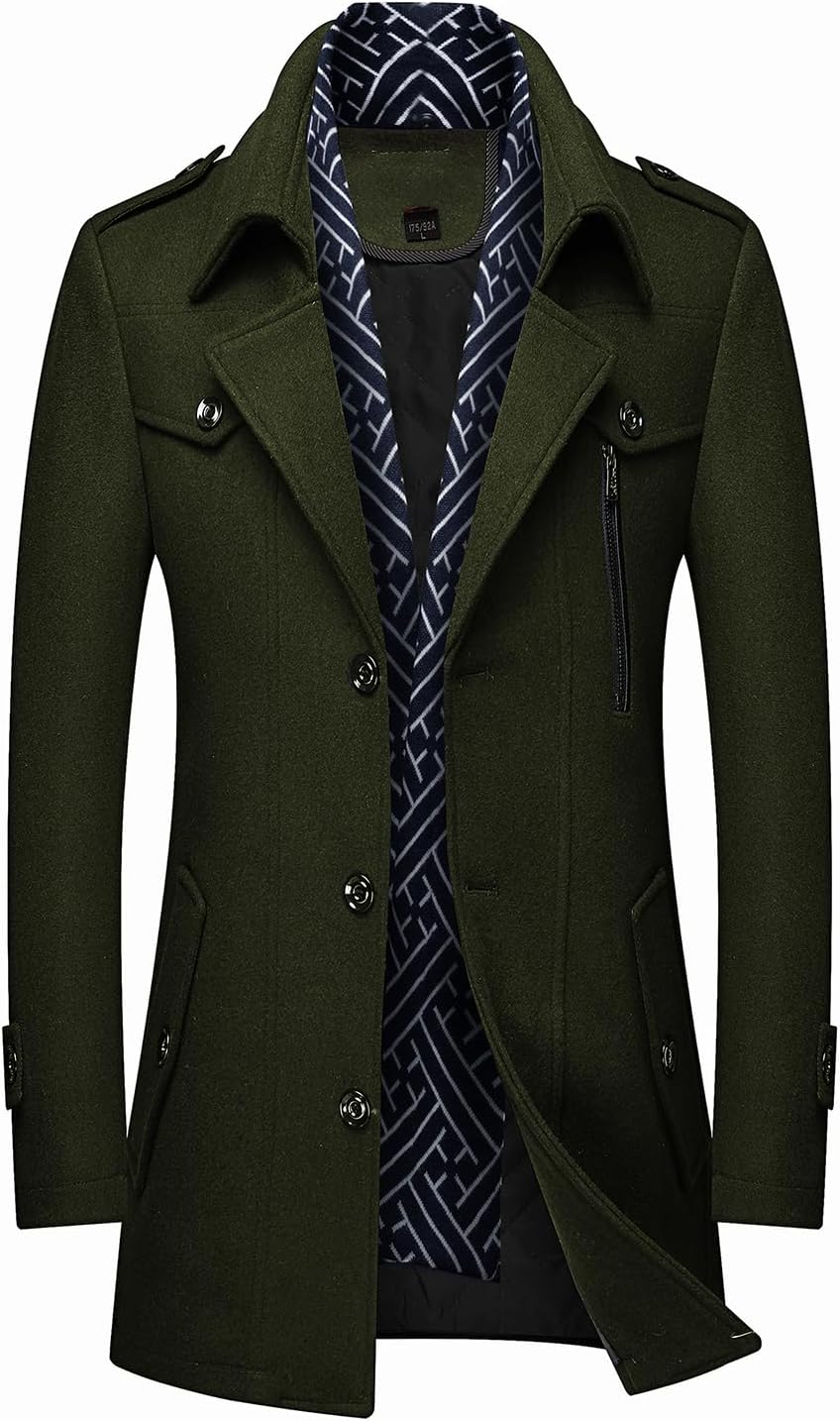 Timeless Mens Formal Winter Coat