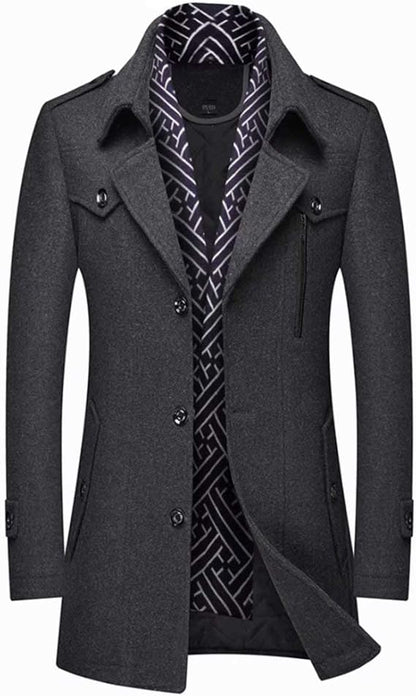 Timeless Mens Formal Winter Coat
