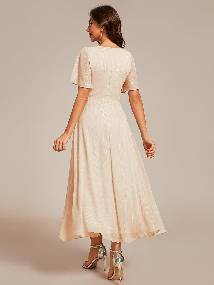Lucille | Twist Knot A-Line Wedding Guest Dress