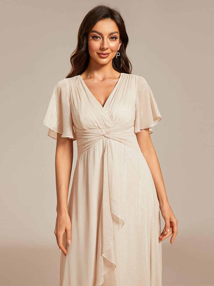 Lucille | Twist Knot A-Line Wedding Guest Dress