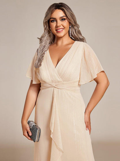 Lucille | Twist Knot A-Line Wedding Guest Dress