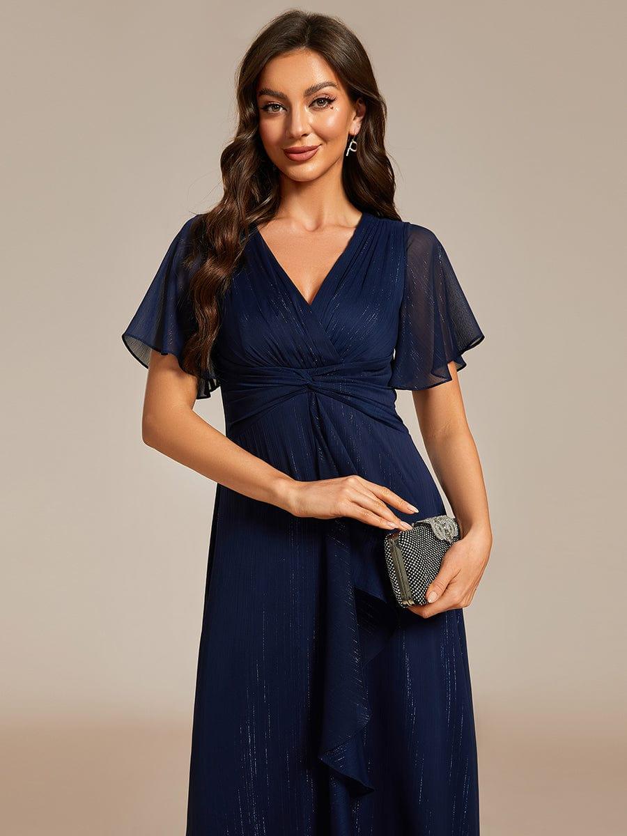 Lucille | Twist Knot A-Line Wedding Guest Dress