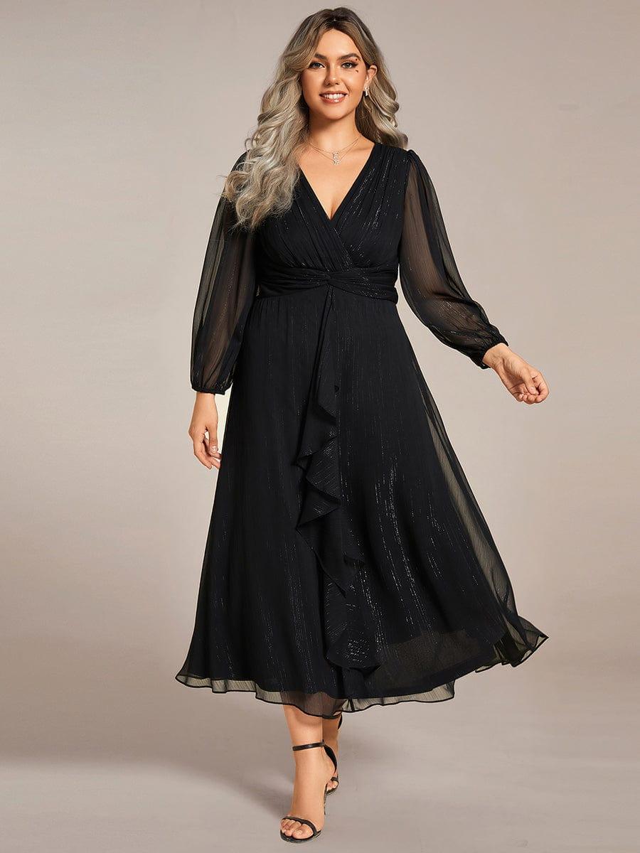 Lucille | Twist Knot A-Line Wedding Guest Dress