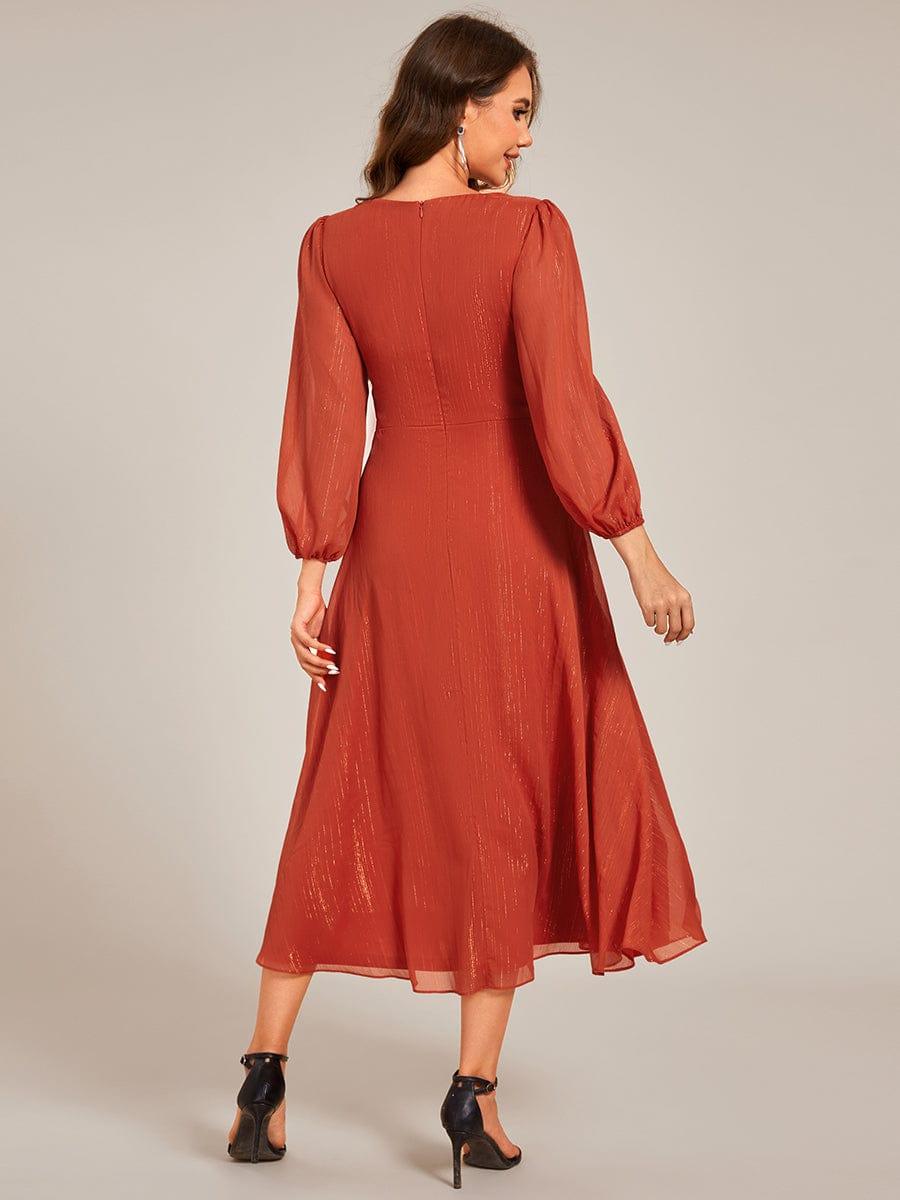 Lucille | Twist Knot A-Line Wedding Guest Dress