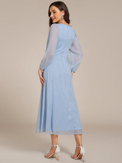 Lucille | Twist Knot A-Line Wedding Guest Dress
