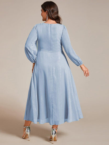 Lucille | Twist Knot A-Line Wedding Guest Dress