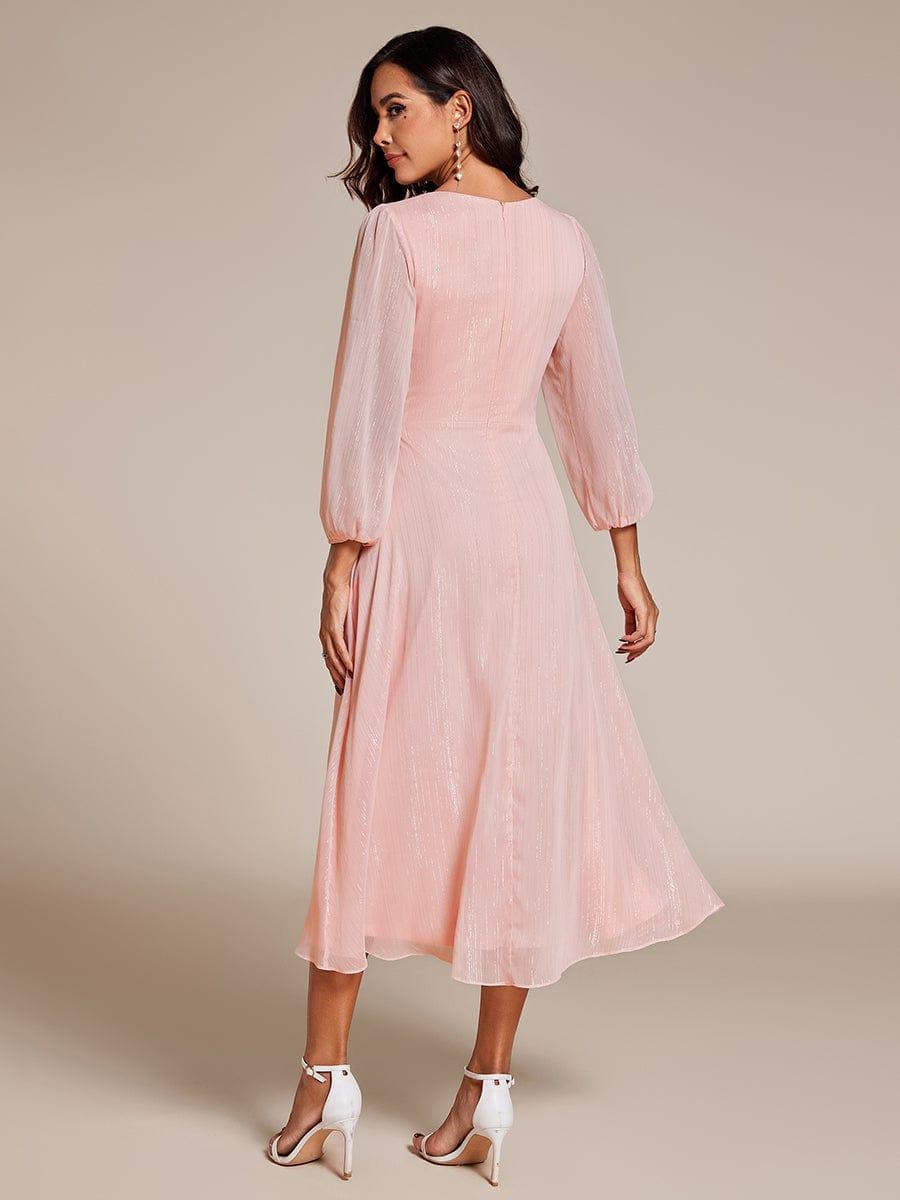 Lucille | Twist Knot A-Line Wedding Guest Dress