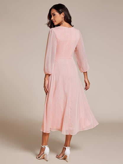 Lucille | Twist Knot A-Line Wedding Guest Dress