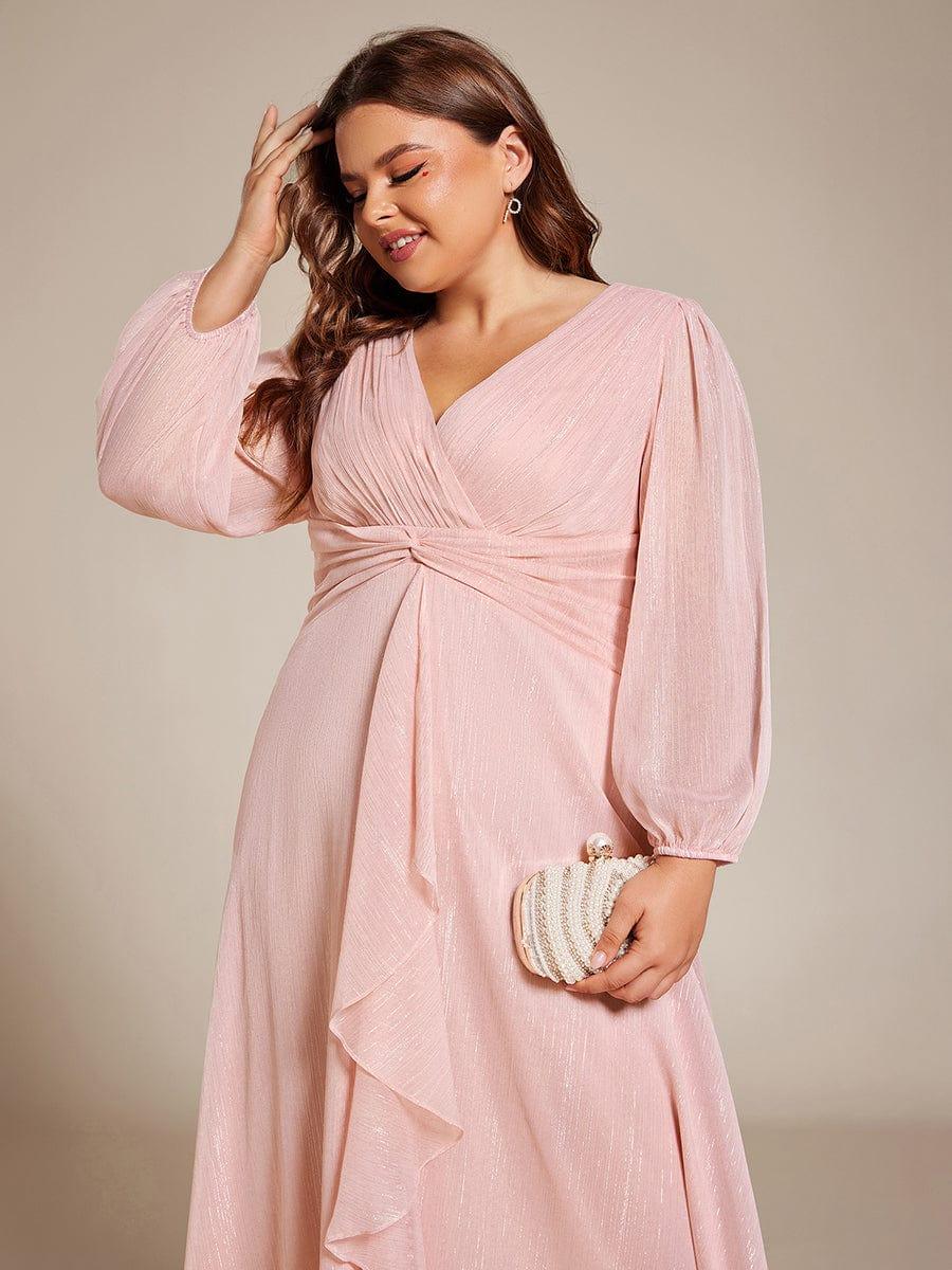 Lucille | Twist Knot A-Line Wedding Guest Dress