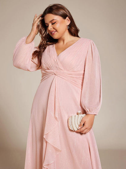 Lucille | Twist Knot A-Line Wedding Guest Dress