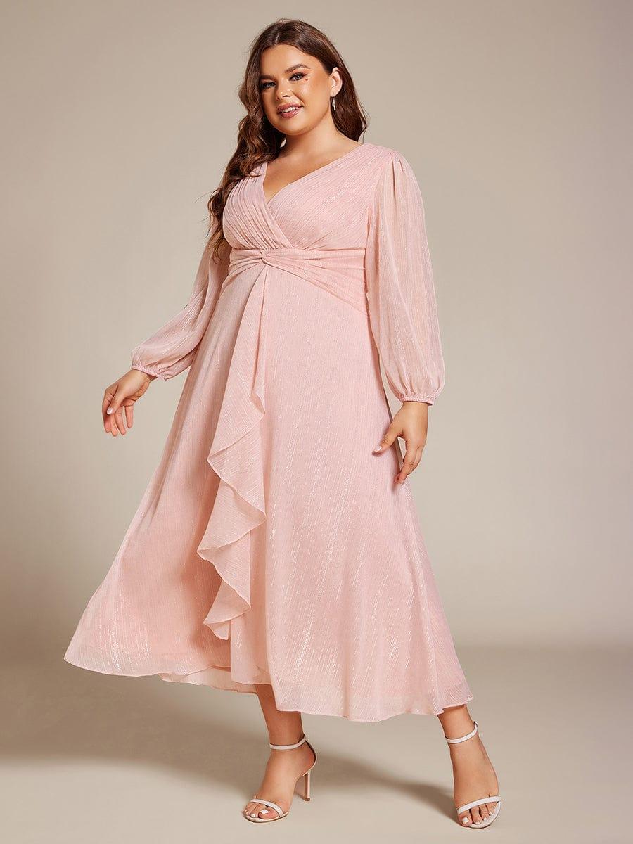 Lucille | Twist Knot A-Line Wedding Guest Dress