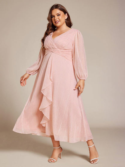 Lucille | Twist Knot A-Line Wedding Guest Dress