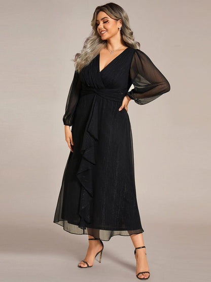 Lucille | Twist Knot A-Line Wedding Guest Dress