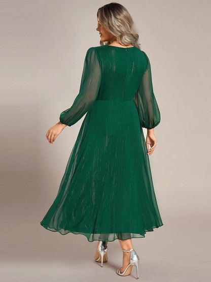 Lucille | Twist Knot A-Line Wedding Guest Dress