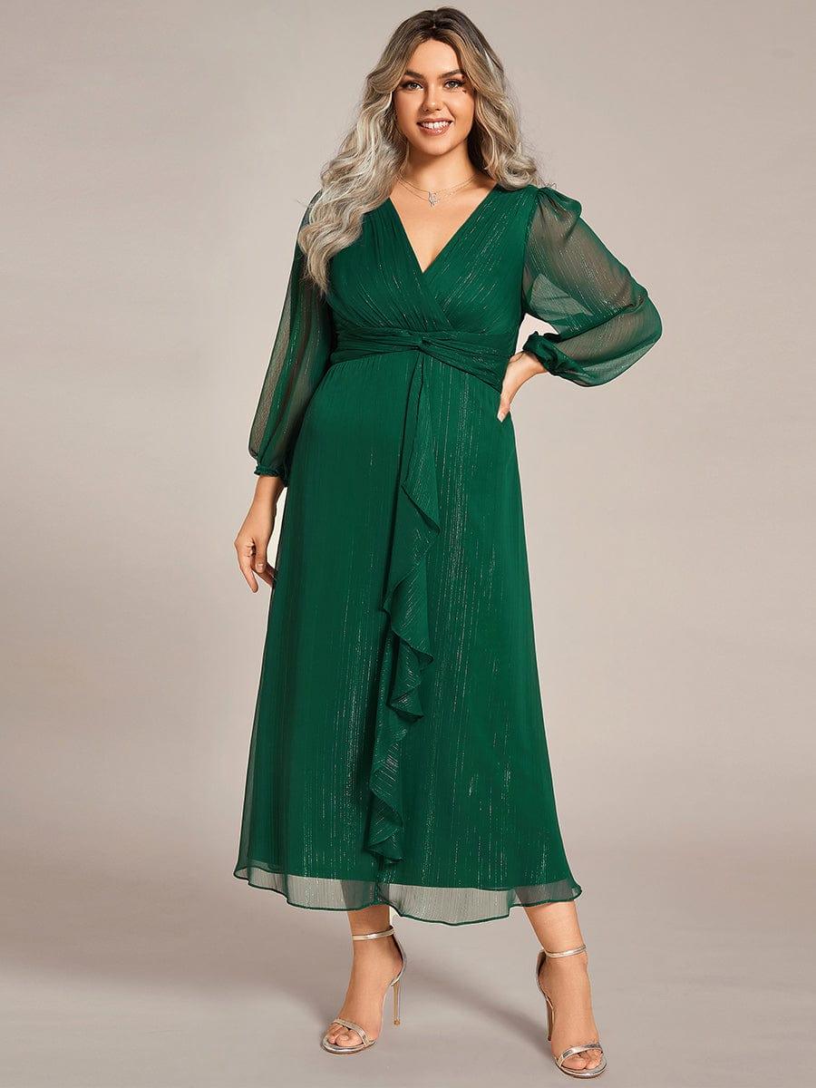 Lucille | Twist Knot A-Line Wedding Guest Dress