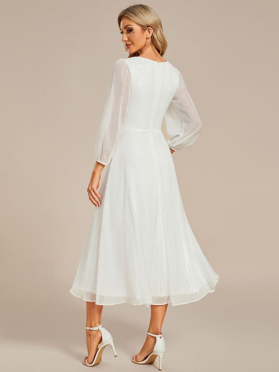 Lucille | Twist Knot A-Line Wedding Guest Dress