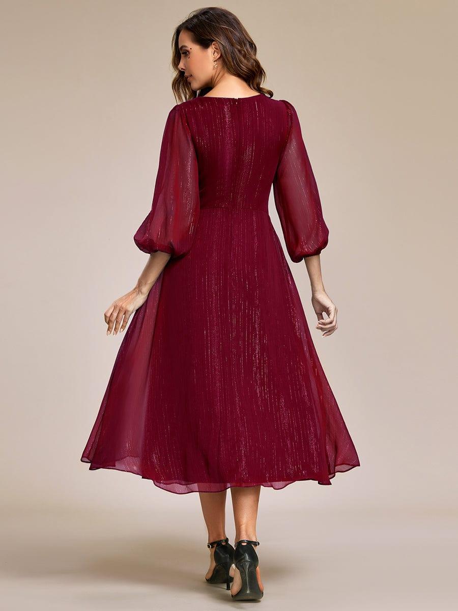 Lucille | Twist Knot A-Line Wedding Guest Dress