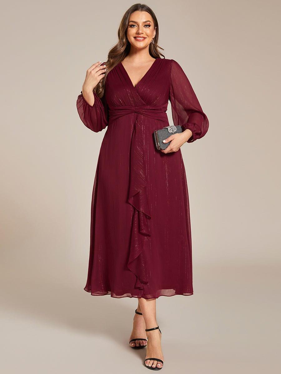 Lucille | Twist Knot A-Line Wedding Guest Dress