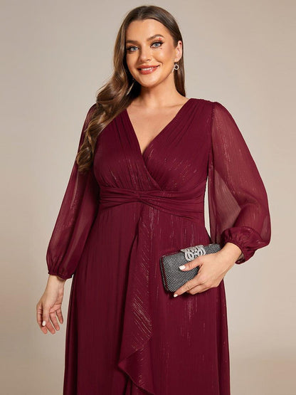 Lucille | Twist Knot A-Line Wedding Guest Dress