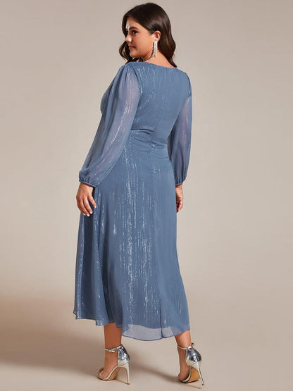 Lucille | Twist Knot A-Line Wedding Guest Dress