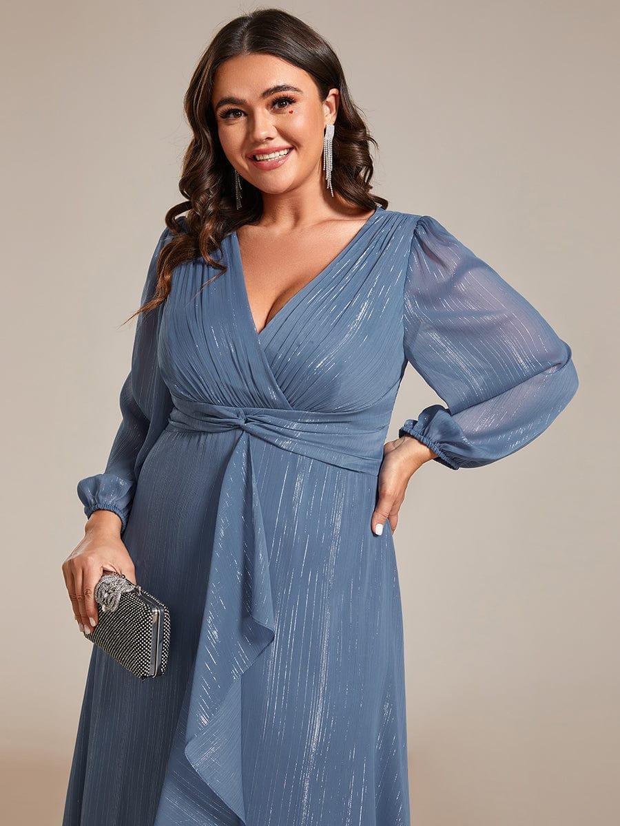 Lucille | Twist Knot A-Line Wedding Guest Dress