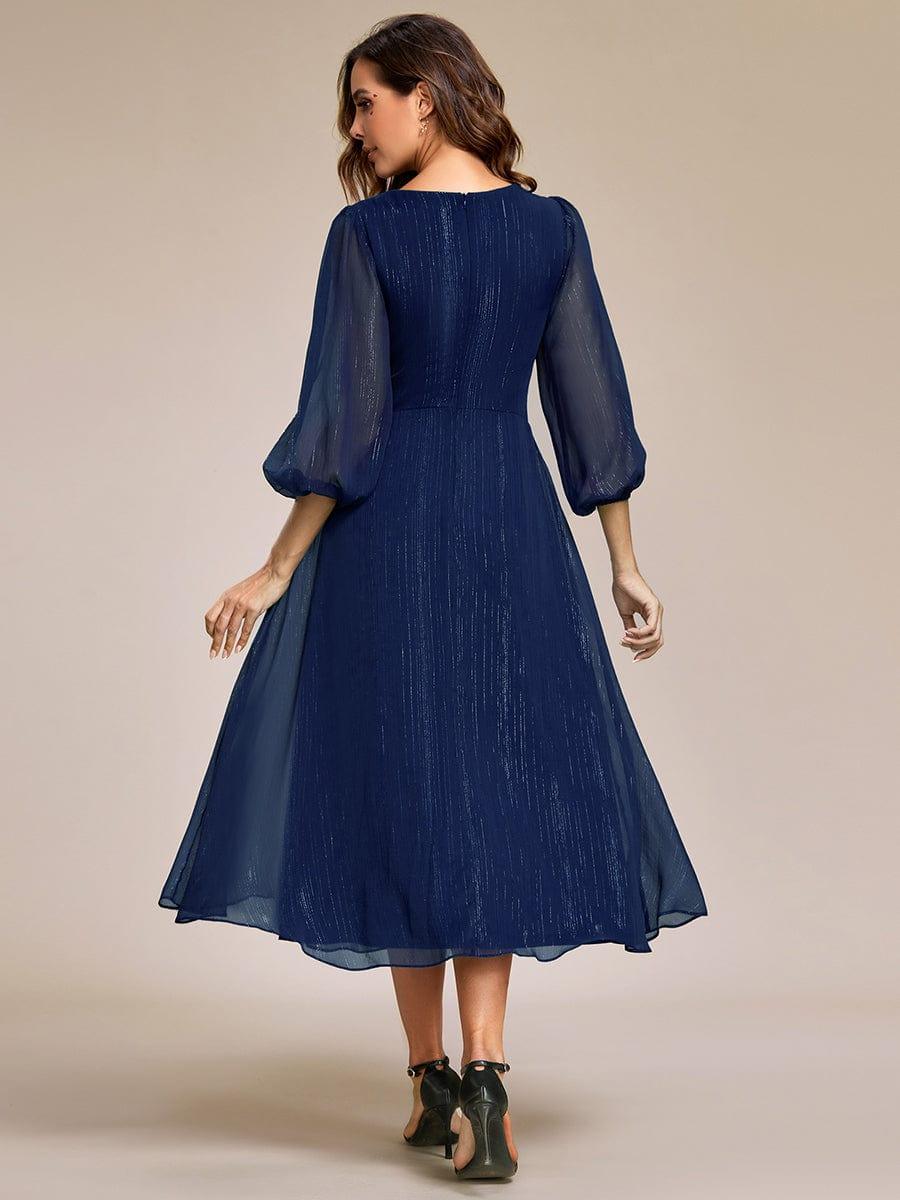Lucille | Twist Knot A-Line Wedding Guest Dress