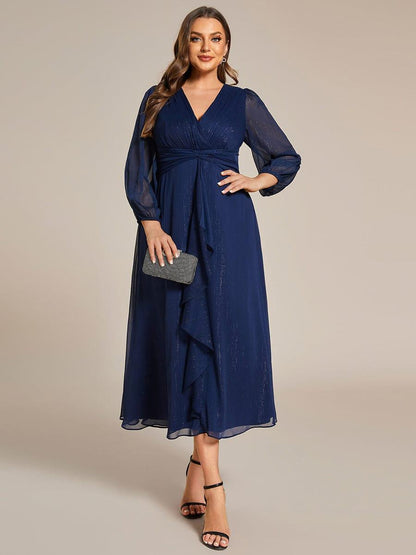 Lucille | Twist Knot A-Line Wedding Guest Dress
