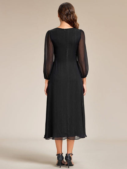 Lucille | Twist Knot A-Line Wedding Guest Dress
