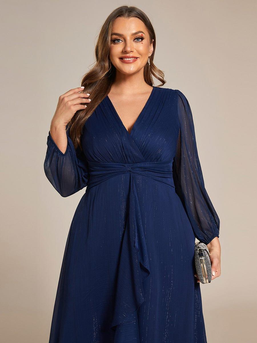 Lucille | Twist Knot A-Line Wedding Guest Dress