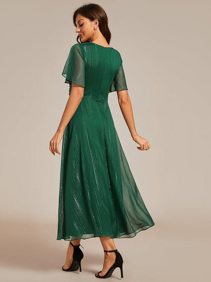 Lucille | Twist Knot A-Line Wedding Guest Dress