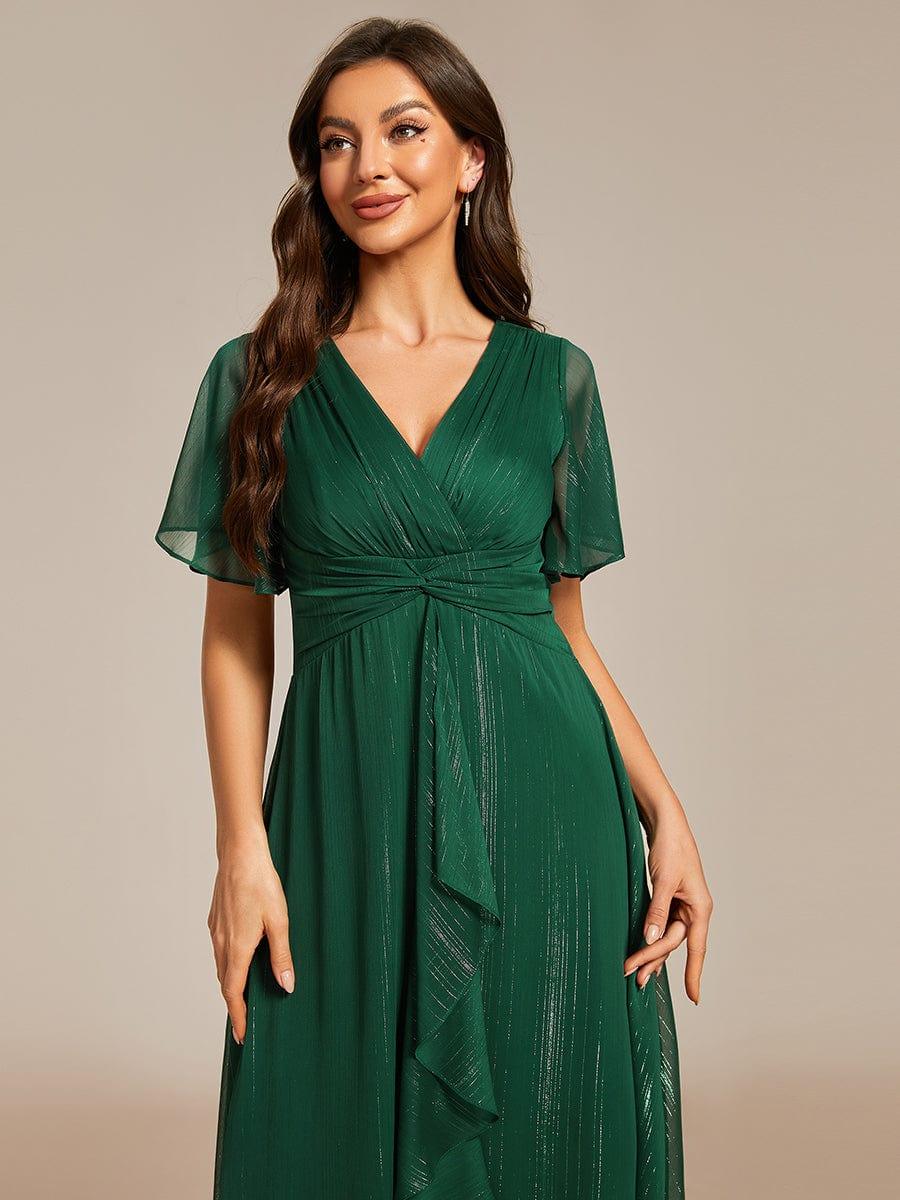 Lucille | Twist Knot A-Line Wedding Guest Dress