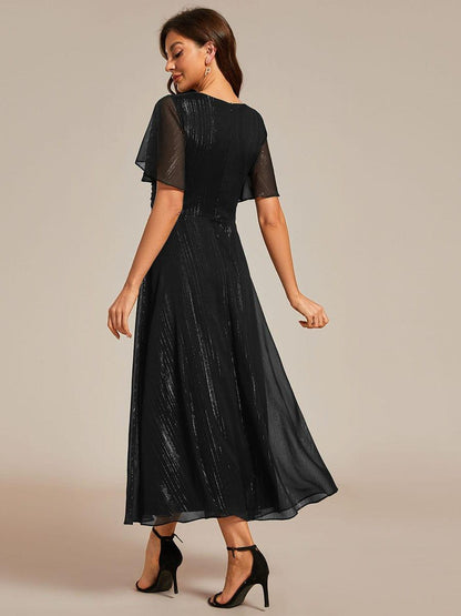 Lucille | Twist Knot A-Line Wedding Guest Dress
