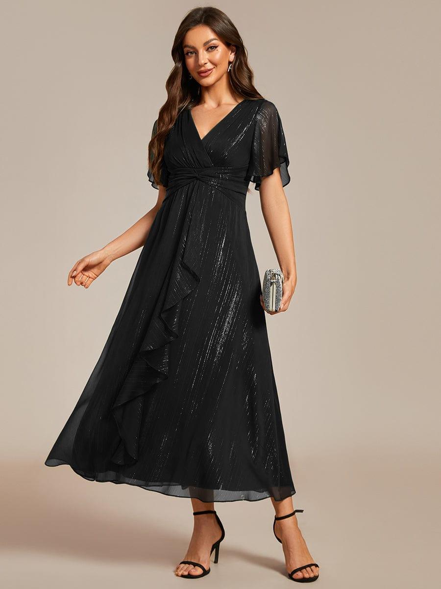 Lucille | Twist Knot A-Line Wedding Guest Dress