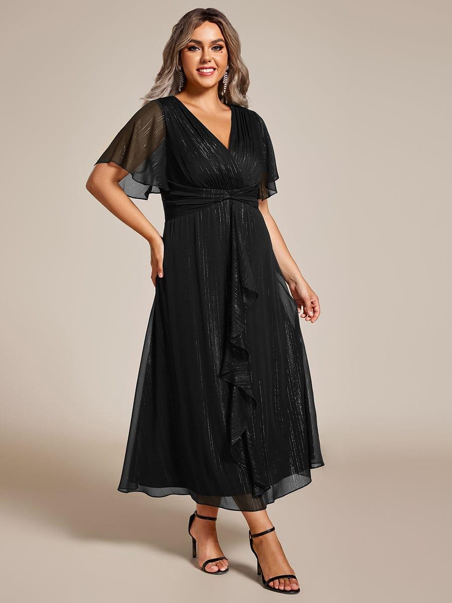 Lucille | Twist Knot A-Line Wedding Guest Dress