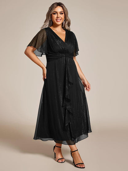 Lucille | Twist Knot A-Line Wedding Guest Dress