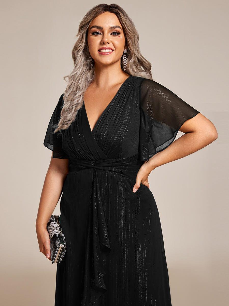 Lucille | Twist Knot A-Line Wedding Guest Dress