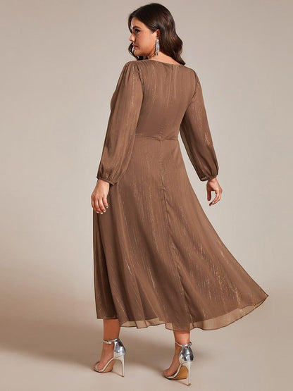Lucille | Twist Knot A-Line Wedding Guest Dress