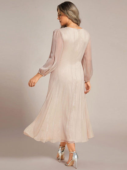 Lucille | Twist Knot A-Line Wedding Guest Dress