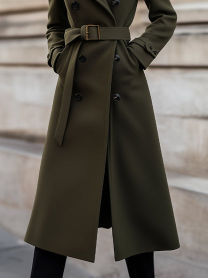 Classic Women's Double Button Trench Coat