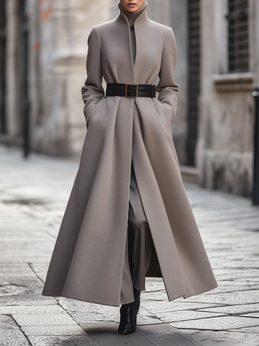Slim Fit Belted Ladies Trench Coat - OutfitLondon