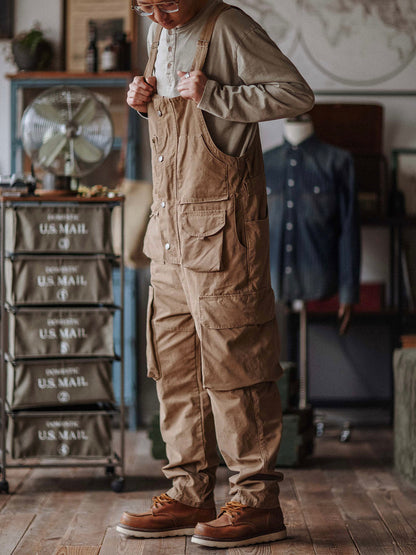 Luna | Relaxed Fit Canvas Overalls