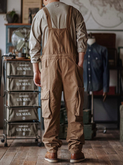 Luna | Relaxed Fit Canvas Overalls
