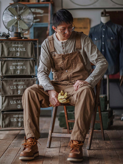 Luna | Relaxed Fit Canvas Overalls