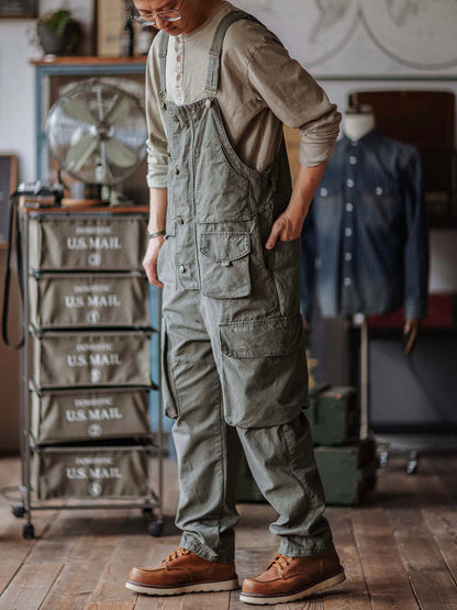 Luna | Relaxed Fit Canvas Overalls