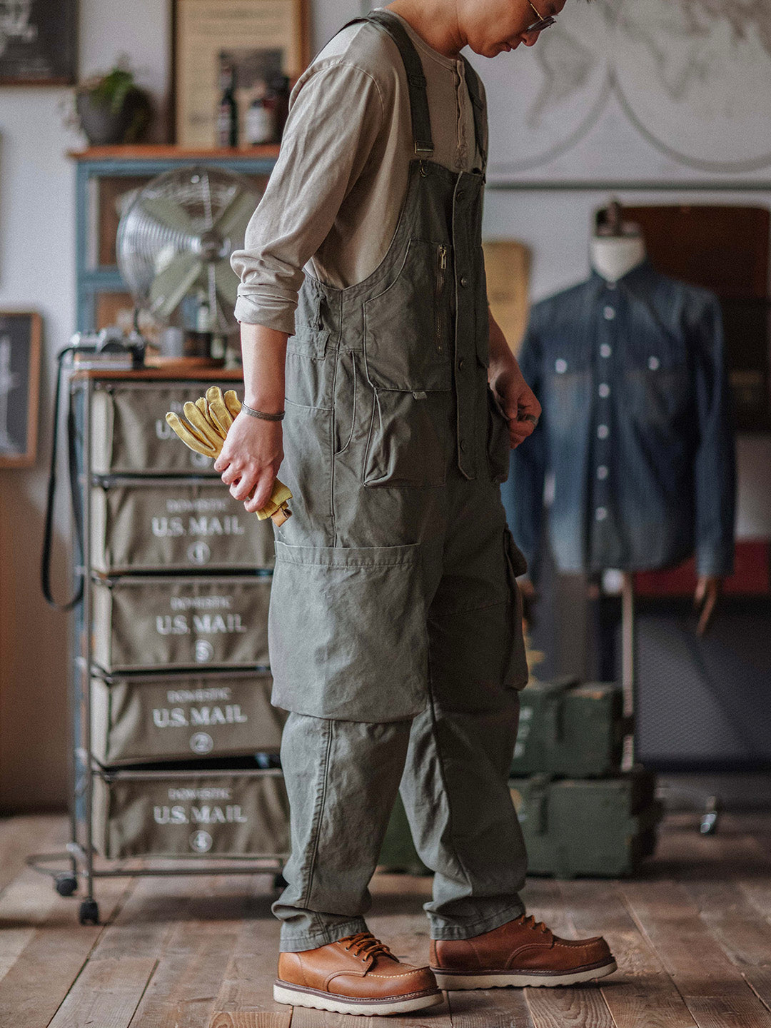 Luna | Relaxed Fit Canvas Overalls