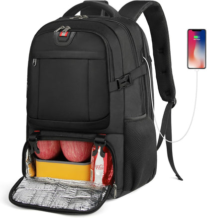 Large Spacious Commuter Backpack with USB Charger Port