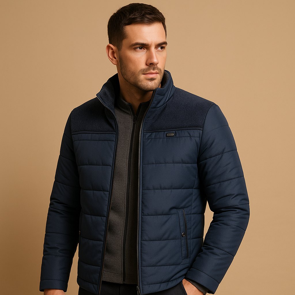 Men's Soft Fleece Zip Up Jacket - Warm and Cozy - OutfitLondon